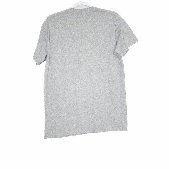 Gildan Men Gray Graphic TShirt Bulldog Pride Heather Crewneck Short Sleeves Sz M - Picture 4 of 5